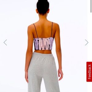 Seriously Soft Tie-Dye Cropped Bungee Cami